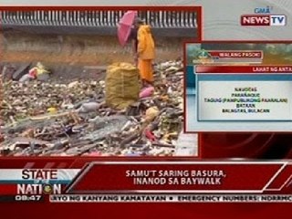 SONA: Samu't saring basura, inanod sa Baywalk
