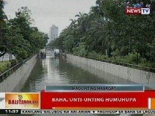 BT: Baha sa Lagusnilad, unti-unti ng humuhupa