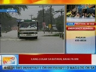 UB: Ilang lugar sa Bataan, baha pa rin