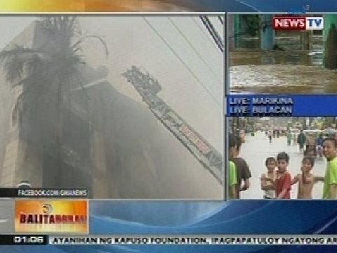 BT: Warehouse ng tsinelas sa Baclaran sa may bahagi ng Pasay City, halos 24 oras nang nasusunog