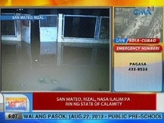 UB: San Mateo, Rizal, nasa ilalim pa rin ng state of calamity