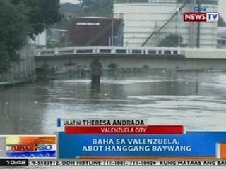 NTG: Baha sa Valenzuela, abot hanggang baywang