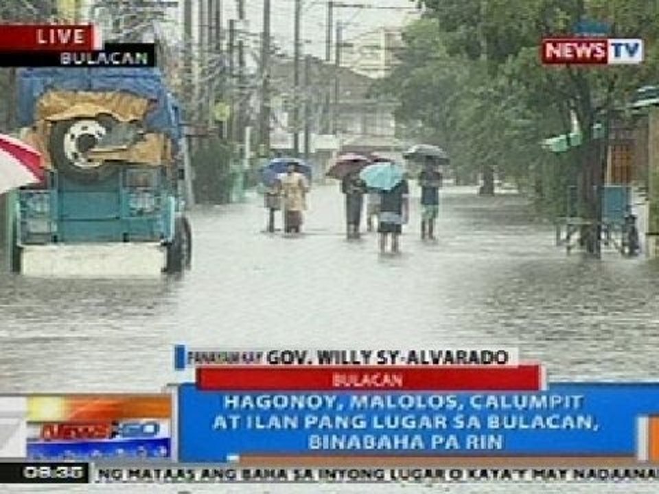 NTG: Hagonoy, Malolos, Calumpit at ilan pang lugar sa Bulacan, binabaha pa rin