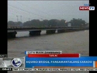 NTG: Aquino Bridge sa Tarlac, pansamantalang sarado