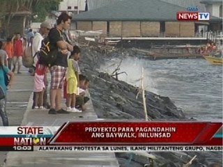 SONA: Proyekto para pagandahin ang Baywalk, inilunsad