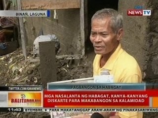 BT: Mga nasalanta ng habagat, kanya-kanyang diskarte para makabangon sa kalamidad