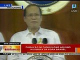 BT: Pahayag ni PNoy kaugnay sa pork barrel