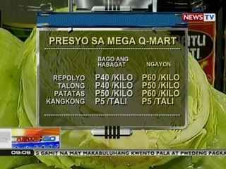 NTG: Presyo ng ilang isda at gulay sa Mega Q-Mart, tumaas