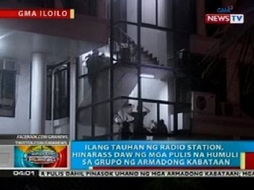 BP: Ilang tauhan ng radio station sa Iloilo, hi...