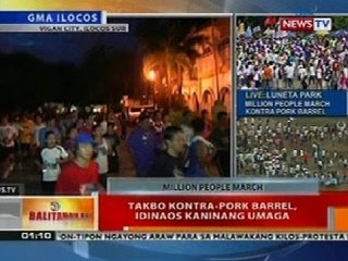 Descargar video: BT: Takbo vs-pork barrel, idinaos kaninang umaga sa Ilocos Sur