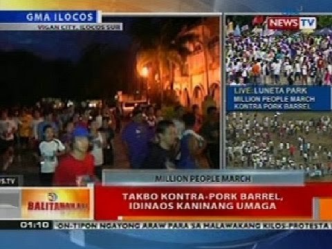 BT: Takbo vs-pork barrel, idinaos kaninang umaga sa Ilocos Sur