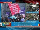 BP: Halos 1,000 sa Davao, nagtipon-tipon bilang pagkikiisa sa protesta vs-pork barrel