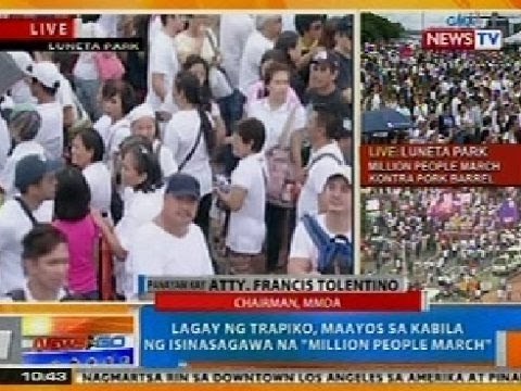 NTG: Lagay ng trapiko, maayos sa kabila ng isinasagawa na 'Million People March'
