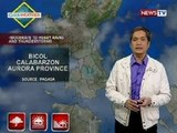 NTG: Ilang bahagi ng Luzon, makakaranas ng maulang panahon ngayong araw