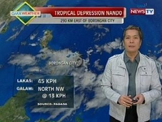 BT: Weather update as of 12:22 p.m. (Aug 25, 2013)