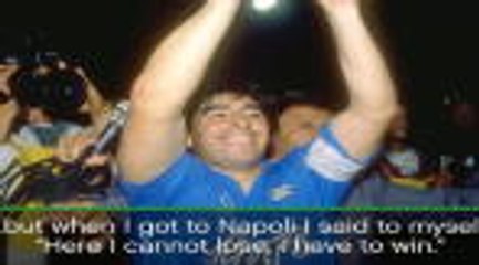 I had to win at Napoli - Maradona