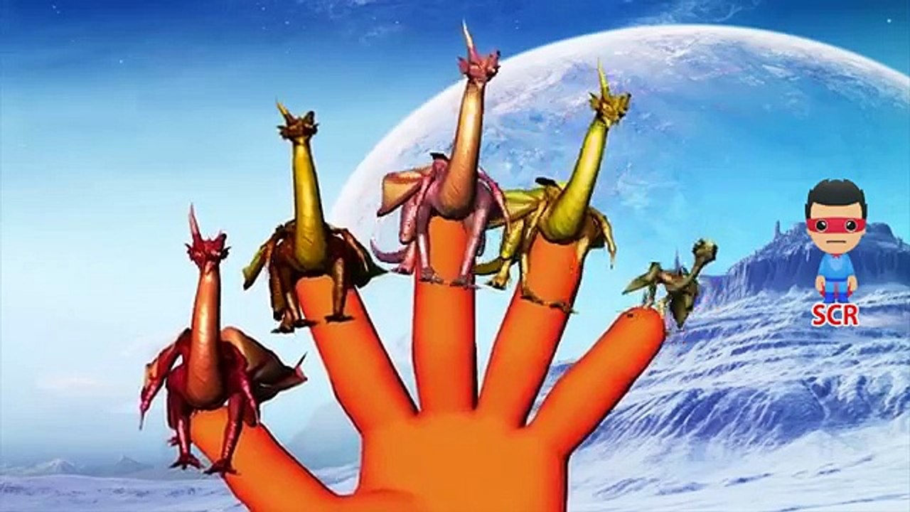 Finger Family Rhymes For Children Dragon Finger Family Nursery Rhymes | Cartoon Songs For Kids