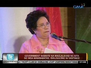 24 Oras: Sen. Santiago, may mga banat tungkol sa pulitika at ilang kapwa mambabatas