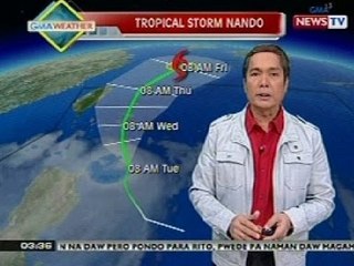 BP: Weather update as of 3:34 p.m. (Aug 27, 2013)