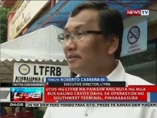 NTL: Utos ng LTFRB na paiksiin ang ruta ng mga bus galing Cavite, pinababasura