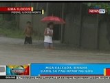 BP: Mga kalsada sa Ilocos Norte, binaha dahil sa pag-apaw ng ilog
