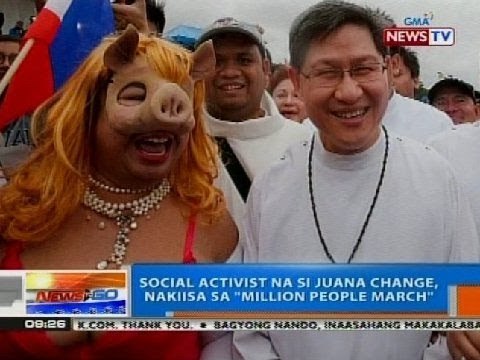 Manila Archbishop Luis Antonio Cardinal Tagle, surpresang dumalo sa 'Million People March'