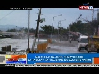 NTG: Malalakas na alon, bumayo dahil sa habagat na pinaigting ng Bagyong Nando