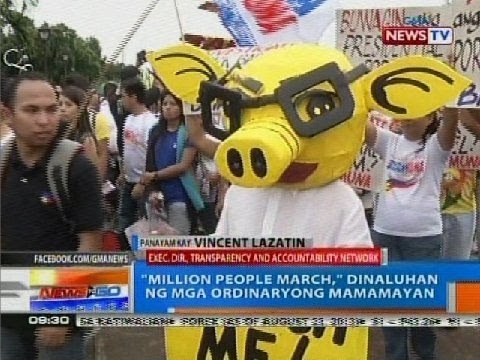 NTG: 'Million People March,' dinaluhan ng libu-libong tao