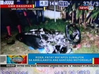 BP: 2 patay sa magkahiwalay na aksidente sa motor sa Pangasinan