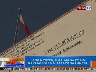 NTG: Ilang netizen, umalma sa P7.8M na flagpole na itatayo sa Luneta