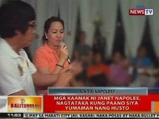 BT: Mga kaanak ni Napoles, nagtataka kung paano siya yumaman ng husto