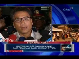 Saksi: Pagiging state witness ni Janet Lim-Napoles, pinag-aaralan