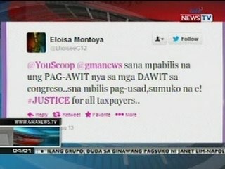 BP: Pagsuko ni Janet Lim-Napoles, umani ng iba't ibang reaksyon