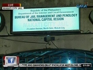 24 Oras: Seguridad sa paglilipat kay Napoles sa Makati City Jail, tiniyak ng BJMP