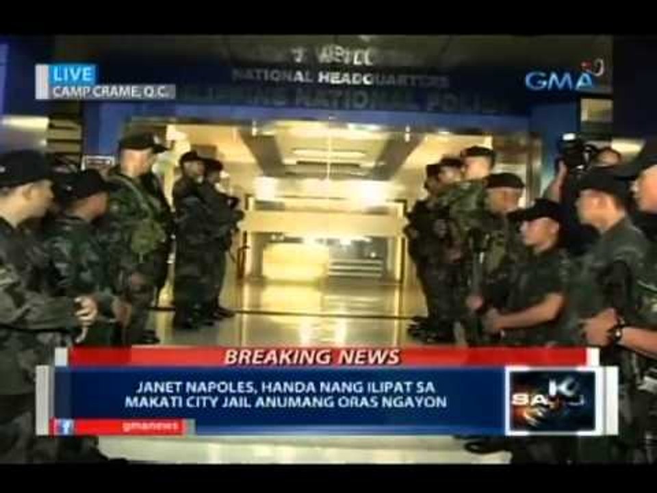 Saksi: Mga tagpo ilang sandali bago ilabas sa Camp Crame si Janet Lim-Napoles