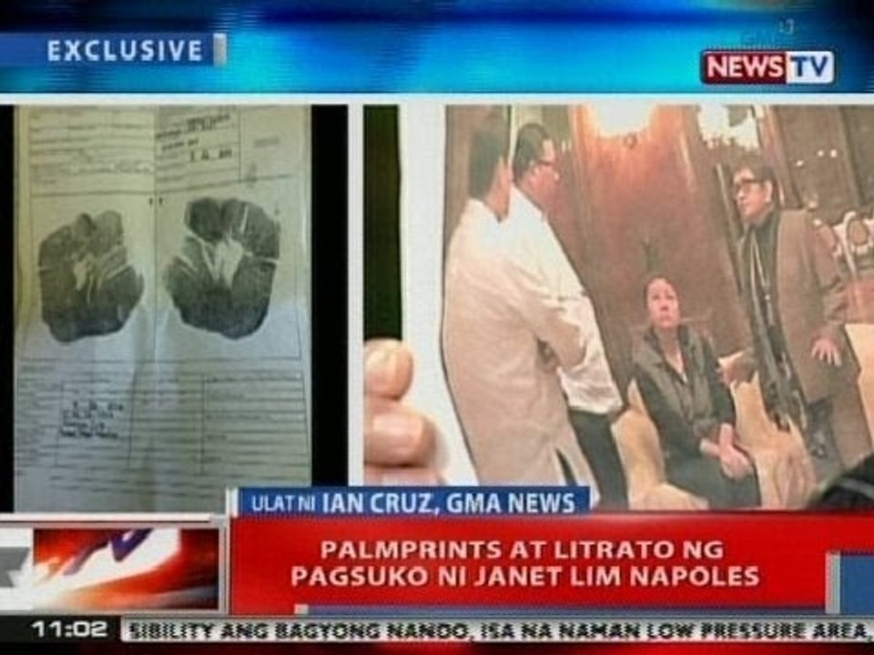 NTVL: Exclusive: Palmprints at litrato ng pagsuko ni Janet Lim-Napoles