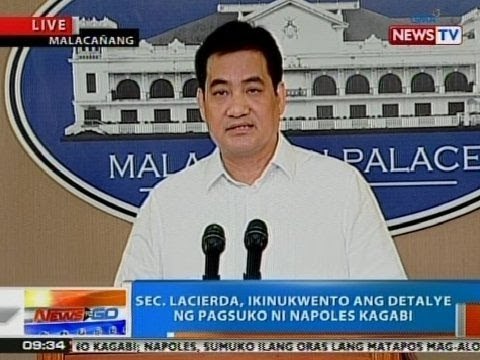NTG: Sec. Lacierda, ikinuwento ang detalye ng pagsuko ni Napoles kagabi