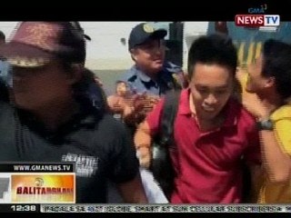 BT: Ilang militante, nagprotesta kasabay ng courtesy call ni US Sec. Hagel sa Malacañang