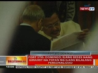 BT: Fort Sto. Domingo, ilang beses nang ginamit ng ilang kilalang personalidad