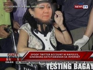 SONA: Spoof Twitter Account ni Napoles, ginawang katatawanan sa internet