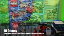 Lego High Speed Chase Police Vehicles and Race Car Including Spiderman & Chase McCain Toy Review