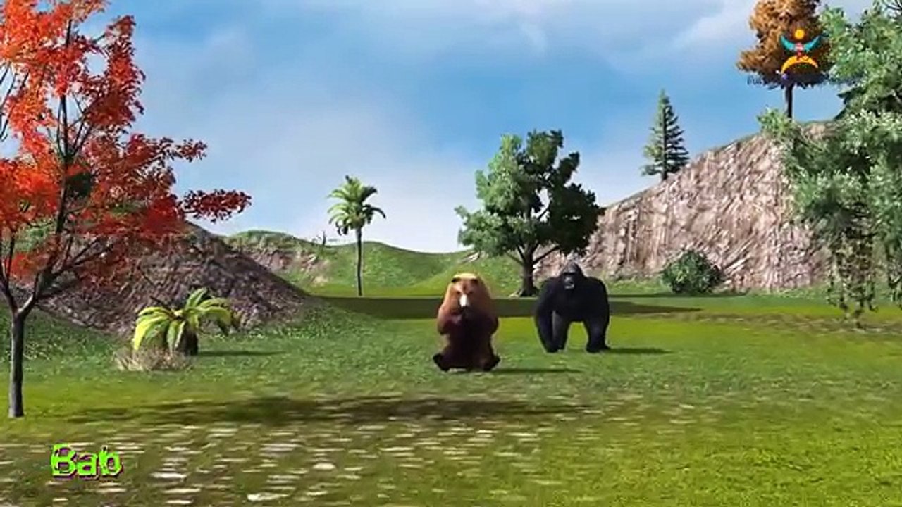 3d Animals Collection Finger family 3d rhyme | Animated Nursery Children Finger Family song