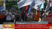 BT: Ilang militante, nag-protesta vs. mahigit P82-B proposed budget ng DND sa Batasang Pambansa