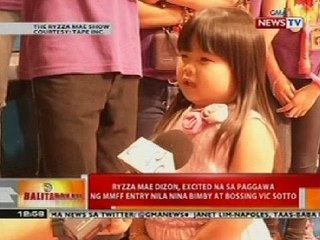 BT: Ryzza Mae Dizon, excited na sa paggawa ng MMFF entry nila nina Bimby at Bossing Vic Sotto