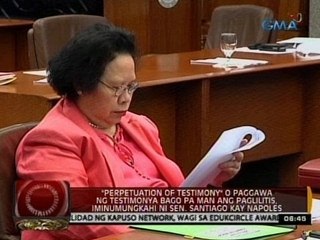 Paggawa ng testimonya bago pa man ang paglilitis, iminumungkahi ni Sen. Santiago kay Napoles