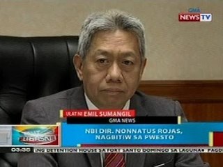 BP: NBI Dir. Nonnatus Rojas, nagbitiw sa pwesto