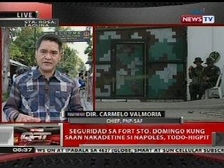 QRT: Seguridad sa Fort Sto. Domingo, Laguna, todo-higpit
