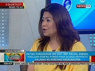 BP: Ex-Pangasinan Rep. Arenas, nagbigay daw ng pondo sa mga proyekto sa labas ng nasasakupan