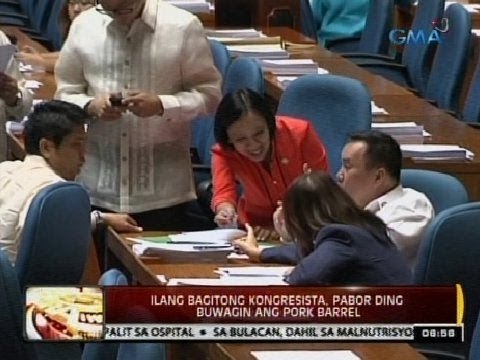 24 Oras: Ilang bagitong kongresista, pabor ding buwagin ang pork barrel
