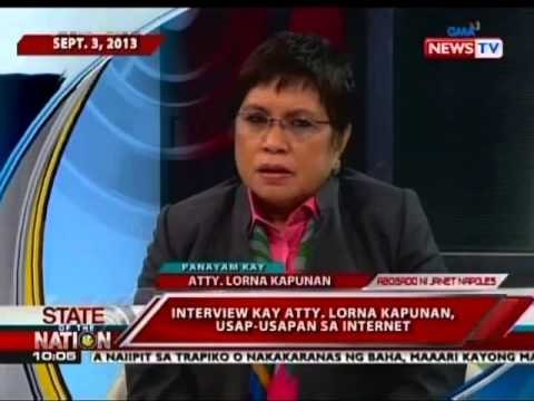 SONA: Panayam kay Atty. Lorna Kapunan, abogado ni Janet Lim-Napoles